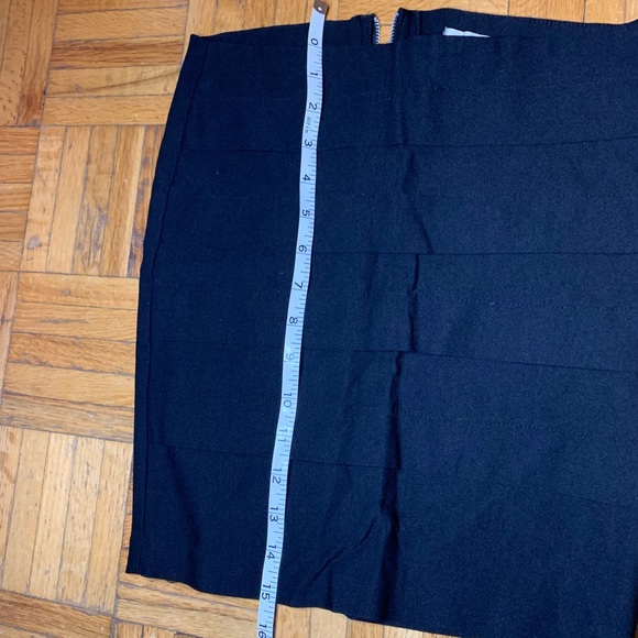 Layered Tight Mini Skirt Super Cute Black Skirt Stretchy Material Urban Behavior - Picture 9 of 9